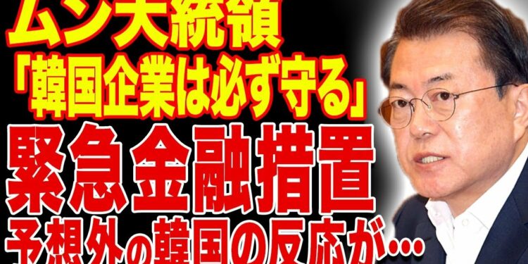 【韓国ニュース】ムン大統領「韓国企業は必ず守る」…緊急金融措置…予想外の韓国の反応が…【韓国制裁】【韓国経済】【韓国反応】