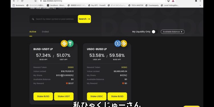 pancakeswapとDODOだよビットコインさん0413