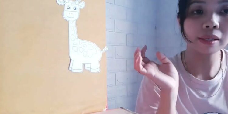 Cách dán và ghép 1 chú hươu cao cổ vô cùng đẹp