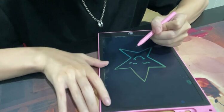 Vẽ ngôi sao sáng lấp lánh đang hạnh phúc