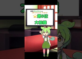 【日刊】ずんだもんスポーツニュースランキング　2024年1月21日【Daily】Zundamon’s sports news ranking in Japan