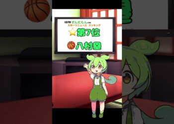【日刊】ずんだもんスポーツニュースランキング　2024年1月20日【Daily】Zundamon’s sports news ranking in Japan