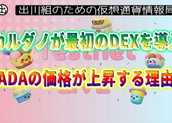 ［20211207］カルダノが最初のDEXを導入、ADAの価格が上昇する理由【仮想通貨・CARDANO(ADA)】