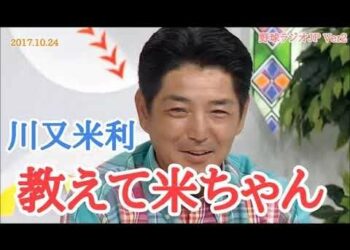 【中日】川又米利がドラゴンズを語る 20171024 / スポーツニュース