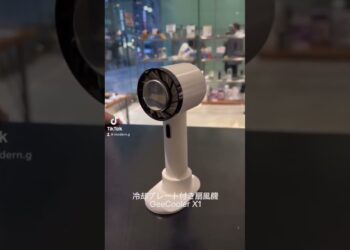 冷却プレート付きでいつでも涼しく過ごせる扇風機「GeeCooler-X1」#moderng#ガジェット#扇風機#クーラー#冷却#涼しい