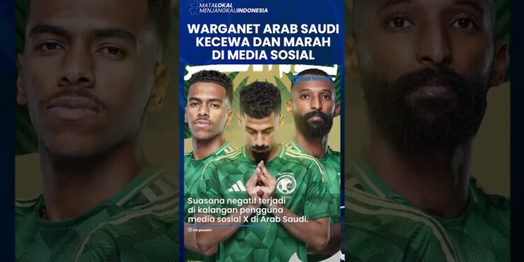 WARGANET ARAB SAUDI KECEWA DAN MARAH, Kritik Timnas Saudi Imbang Lawan Indonesia: Permainan Lucu!