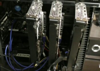 【※音量注意】マイニング　「RX580・RX570」合計10枚で　GPUマイニング