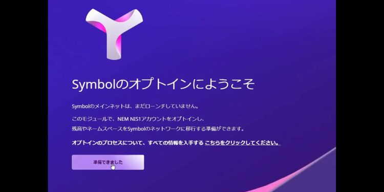 NEM・Symbolのオプトイン手順(Windows10)