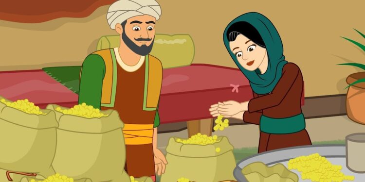 アリババと40人の盗賊 アニメ  | 子供のためのおとぎ話