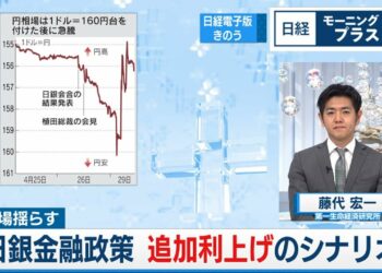 円相場揺らす日銀金融政策 追加利上げのシナリオ【日経モープラFT】（2024年4月30日）