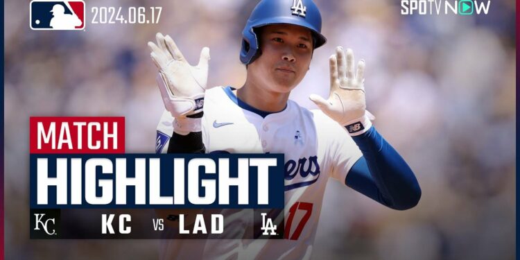 【大谷が驚異の2打席連発！先発グラスノーは7回無失点で7勝目】ロイヤルズ vs ドジャース 試合ハイライト MLB2024シーズン 6.17