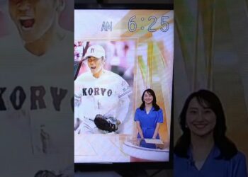 ＮＨKおはよう日本　笑顔の野口葵衣アナウンサー　スポーツニュース　甲子園　広陵高　#甲子園球場 #野口葵衣　夏休み