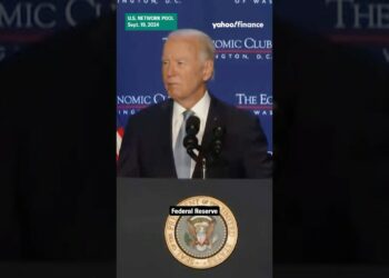 Biden calls Fed rate cut ‘declaration of progress’ #shorts