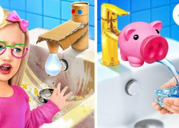 リッチVSブローク親のガジェット || よい親になる方法 by 123 GO!