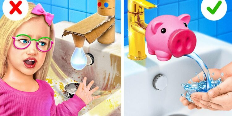 リッチVSブローク親のガジェット || よい親になる方法 by 123 GO!