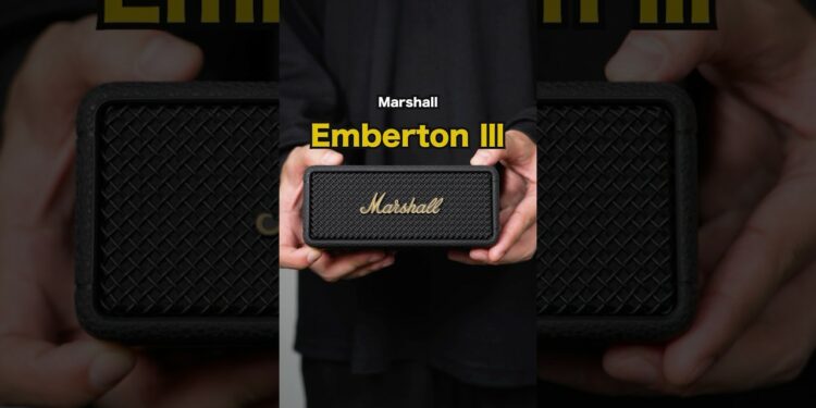 【大人気】偽物も出回る大人気BluetoothスピーカーMarshall Emberton Ⅲを実際に使ってみた！