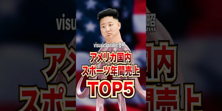 【意外⁉️】米国スポーツ売上ランキングTOP５‼️
