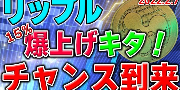 【リップル/XRP】年に数度の爆上げチャンス到来?!リップルも押し目で拾って爆益を狙う。ビット建てのチャートが強いのも要確認。