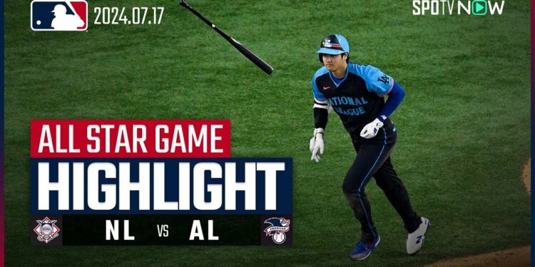 【大谷翔平が衝撃の先制3ラン!4度目の出場で初ホームラン】ナ・リーグ vs ア・リーグ 試合ハイライト 2024MLB オールスターゲーム 7.17