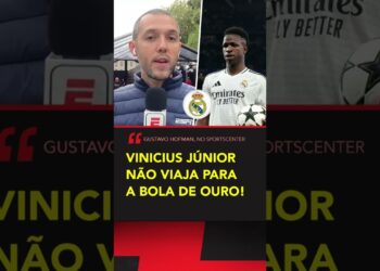VINICIUS JR. NÃO VIAJA PARA A BOLA DE OURO! 😨😢 #shorts