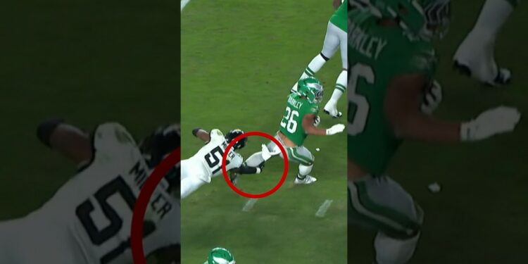 The NFL almost cost the Eagles a win by this MADE UP call!