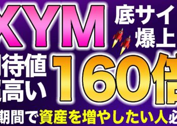 【XYM爆上げ】160倍とか余裕です!!底が完成して新規買いがどんどん発生していきます!!【仮想通貨】【ビットコイン】