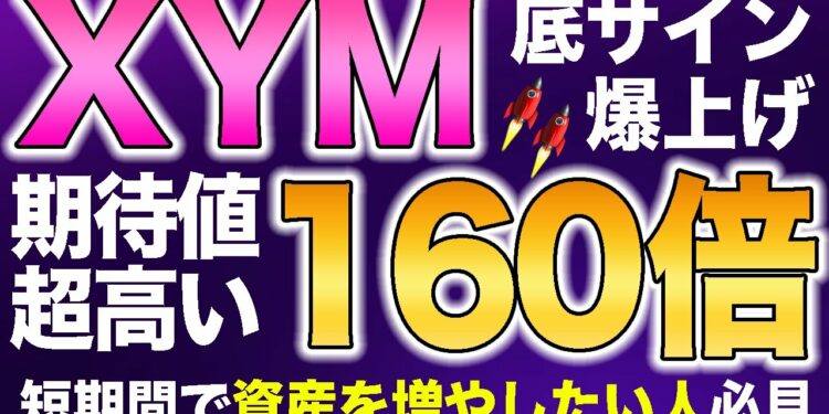 【XYM爆上げ】160倍とか余裕です!!底が完成して新規買いがどんどん発生していきます!!【仮想通貨】【ビットコイン】