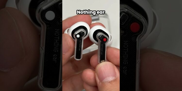 カッコ良すぎるイヤホンNothing ear #ガジェット #nothing