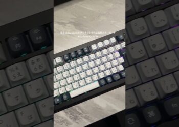 過去1のキーボード見つけた　#keychron #youtubeshorts  #ガジェット #ガジェット好き#メカニカルキーボード #ワイヤレスキーボード  #desksetup #キーボード