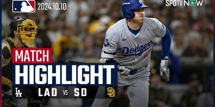 【大谷が1安打1打点!ドジャースは昨日の鬱憤を晴らす大量8得点の快勝、運命の第5戦へ!】ドジャース vs パドレス 試合ハイライト MLB2024 ディビジョンシリーズ第4戦 10.10