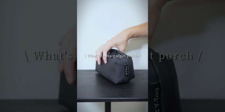 最新のガジェットポーチの中身紹介！ #ガジェット