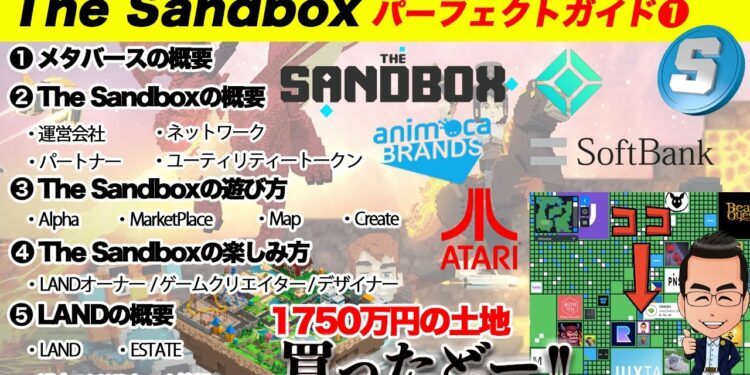 サンドボックスやメタバースとは？を徹底解説！仮想通貨を稼ぐ為にゲームにLandオーナーやクリエイター、デザイナーとして参戦！【The Sandbox初心者ガイド①】