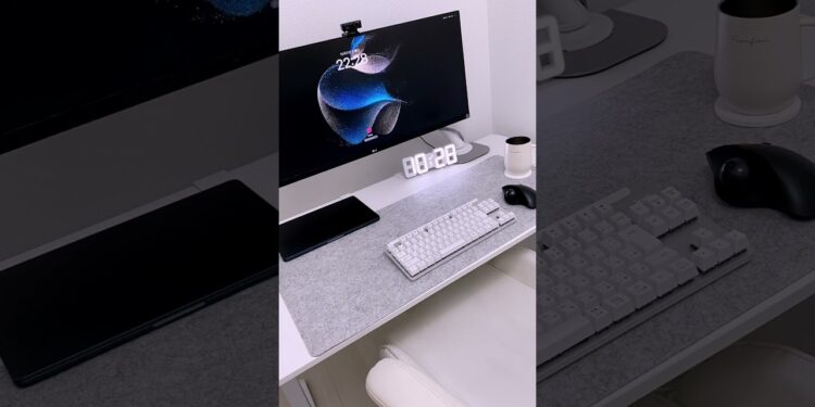 desk set -start up-#desksetup #desk #ガジェット #デスクツアー #macbook #shorts