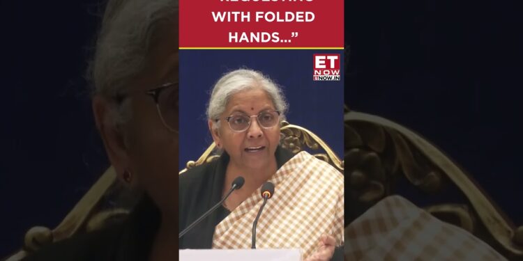 Popcorn Tax Debate | “Requesting With Folded Hands…” Nirmala Sitharaman |#etnow #nirmalasitharaman