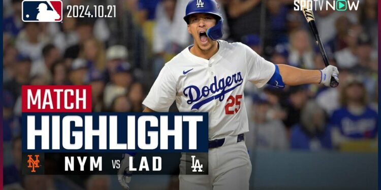 【ドジャースが4年ぶりにWS進出！大谷2安打1打点&エドマン2安打1HR4打点の活躍！】メッツ vs ドジャース 試合ハイライト MLB2024 リーグチャンピオンシップシリーズ第6戦 10.21