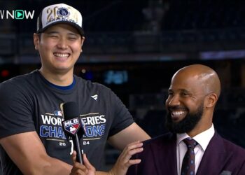 【ドジャース・大谷翔平 ワールドシリーズ第5戦 試合後インタビュー】悲願のWS制覇に嬉しさ溢れる表情で今後の目標も語る！「来年以降もシャンパンファイトをしたい」