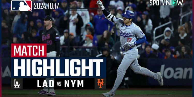【大谷翔平、7戦ぶり特大の3ラン！ドジャースは8得点の完封勝利】ドジャース vs メッツ 試合ハイライト MLB2024 リーグチャンピオンシップシリーズ第3戦 10.17