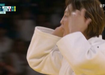 【柔道混合団体決勝】角田夏実 2階級上を巴投げで一本🔥｜パリオリンピック™