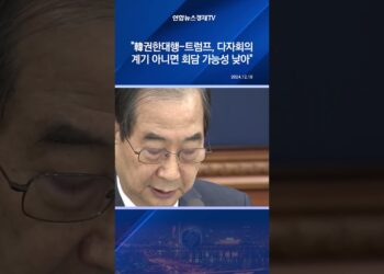 韓권한대행-트럼프, 다자회의 계기 아니면 회담 가능성 낮아