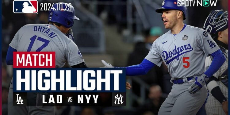 【ドジャースが通算8度目の世界一に王手！フリーマンは球団初のWS3試合連続本塁打！】ドジャース vs ヤンキース 試合ハイライト MLB2024 ワールドシリーズ第3戦 10.29