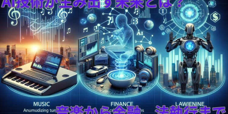 【最新AIニュース】音楽から金融、法執行まで、AI技術が生み出す未来とは？
