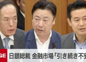 日銀・植田総裁、金融市場「過度に悲観的な見方は後退。しかし引き続き不安定」　衆院財務金融委が閉会中審査（2024年8月23日）