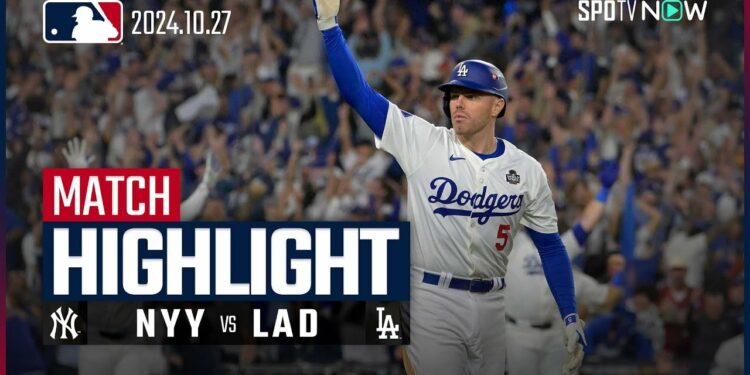 【初戦から好ゲーム！フリーマンが10回裏2アウトから劇的な逆転サヨナラ満塁弾！】ヤンキース vs ドジャース 試合ハイライト MLB2024 ワールドシリーズ第1戦 10.26