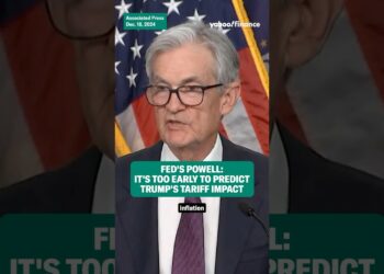 Fed’s Powell: It’s too early to predict Trump’s tariff impact #shorts