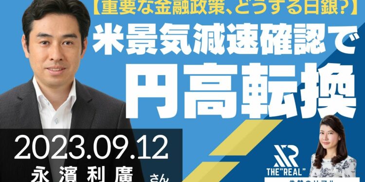 【重要な金融政策、どうする日銀？】米景気減速確認で円高転換（第一生命経済研究所 首席エコノミスト 永濱利廣さん）[為替のリアル]