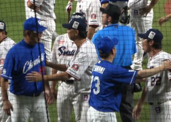 「何回当てとんじゃ！」高津監督が激怒あわや大乱闘！マルティネスの岩田への死球を巡り両軍もみ合い…警告試合 立浪監督　片岡コーチ  高津監督 村上宗隆 中日　ヤクルトハイライト　2024年8月13日