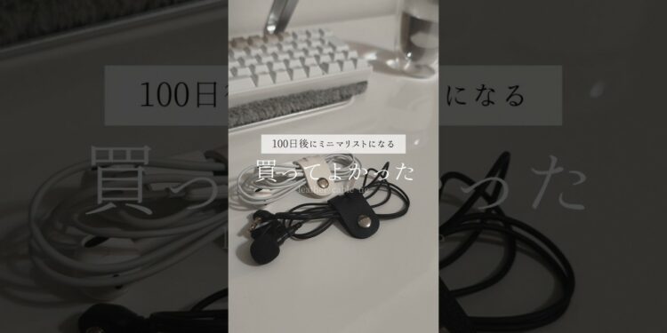 ［ミニマリスト］買ってよかった収納アイテム #ミニマリストになりたい #ガジェット #主婦 #apple #セリア #収納 #ミニマルな暮らし #シンプル #declutter #shorts