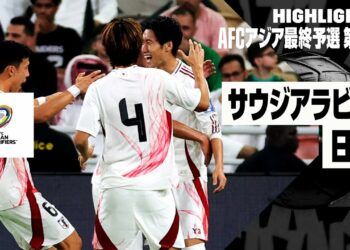 【サウジアラビア×日本｜ハイライト】日本が“鬼門突破”で3連勝！鎌田の先制弾、小川のトドメ弾などアウェイで難敵サウジを撃破！｜AFCアジア最終予選グループC 第3節