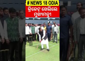 କ୍ରିକେଟ୍ ଖେଳିଲେ ମୋହନ CM Mohan Majhi Reviews Preparations at Barabati Stadium for ODI Match | N18S