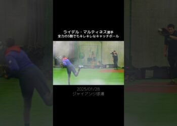 【巨人】ライデル・マルティネスのキレキレなキャッチボール　#shorts #baseball #sports #ジャイアンツ #巨人 #プロ野球